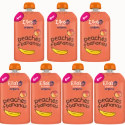 Lot Gourdes Pêche Banane + 4 mois Bio