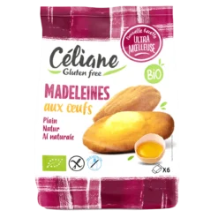 Madeleines aux Oeufs Sans Gluten Bio