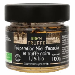 Miel Acacia Truffe Noire Bio