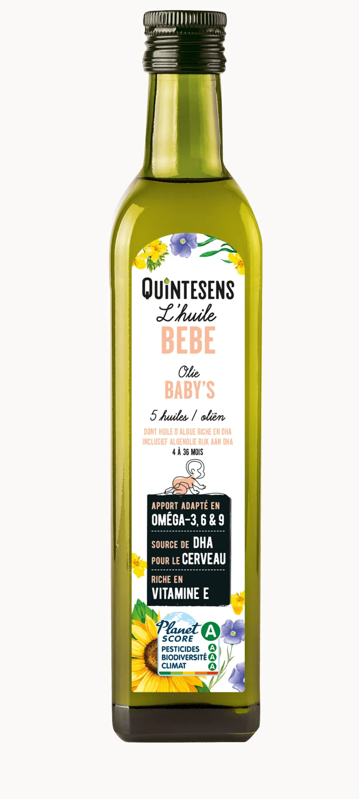 Mélange 5 Huiles Bébé de 4 à 36 Mois Bio