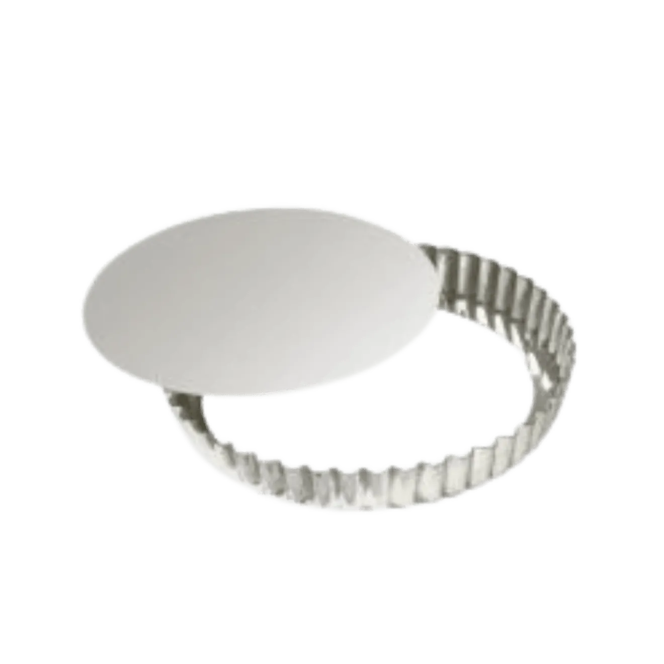 Moule à tarte rond cannelé fond amovible 28 cm