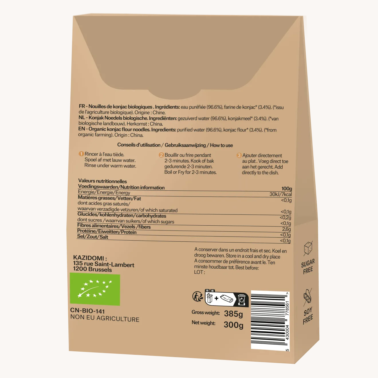 Nouilles de Konjac Bio Bio