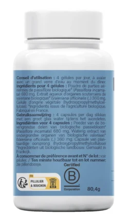 Passiflore Valériane (détente et sommeil) Bio