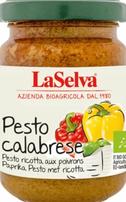 Pesto Calabrese Ricotta Poivrons Bio