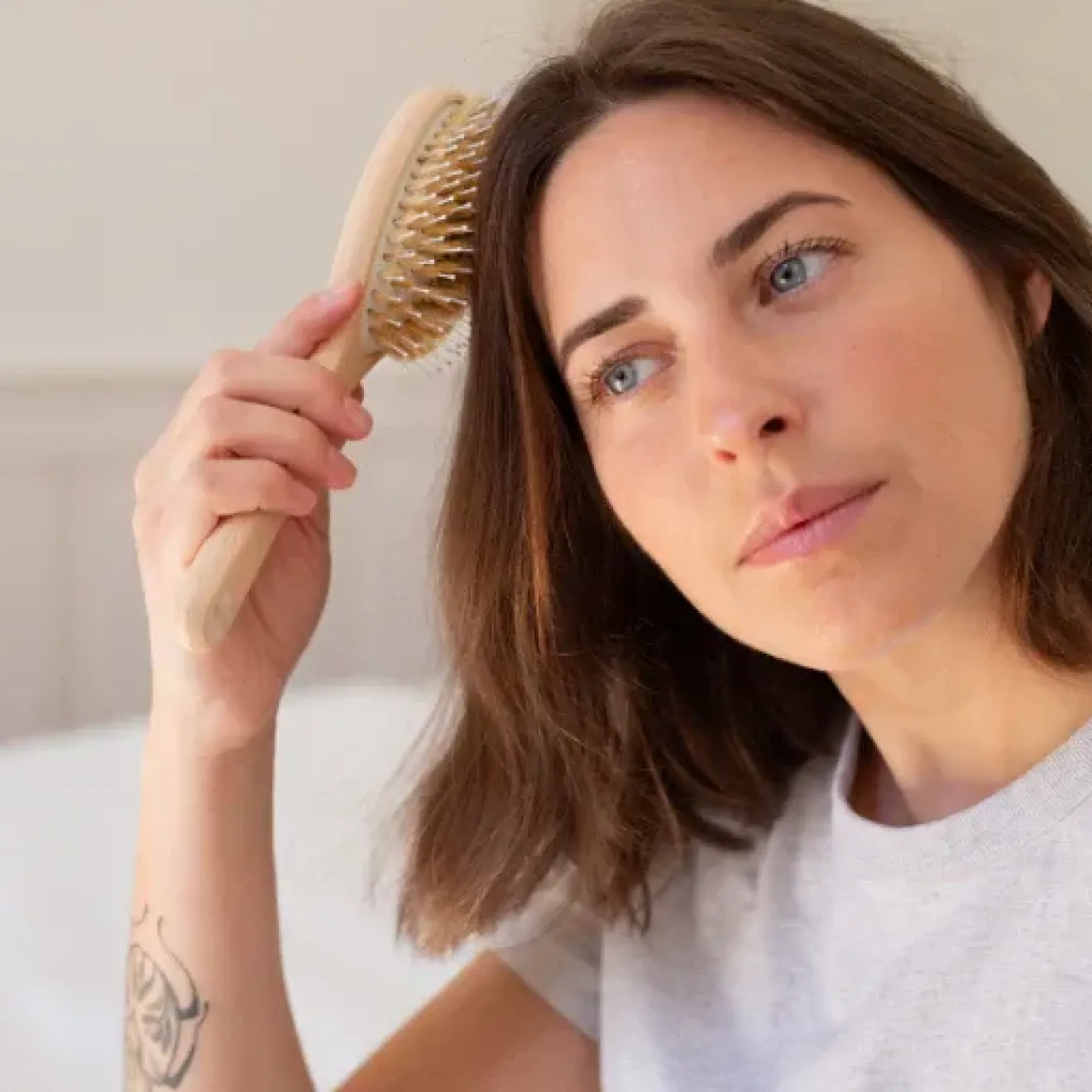 Petite Brosse Soin Brillance Nylon Sanglier