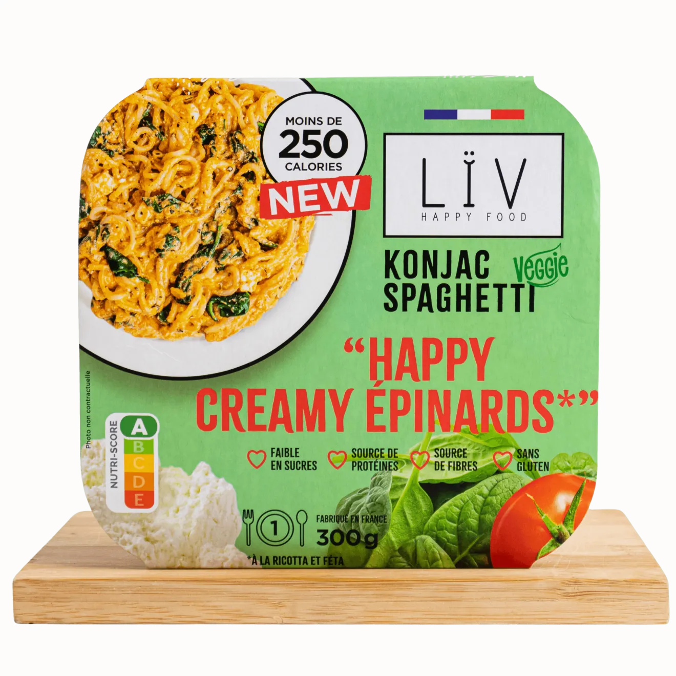 Plat Préparé Konjac Epinard