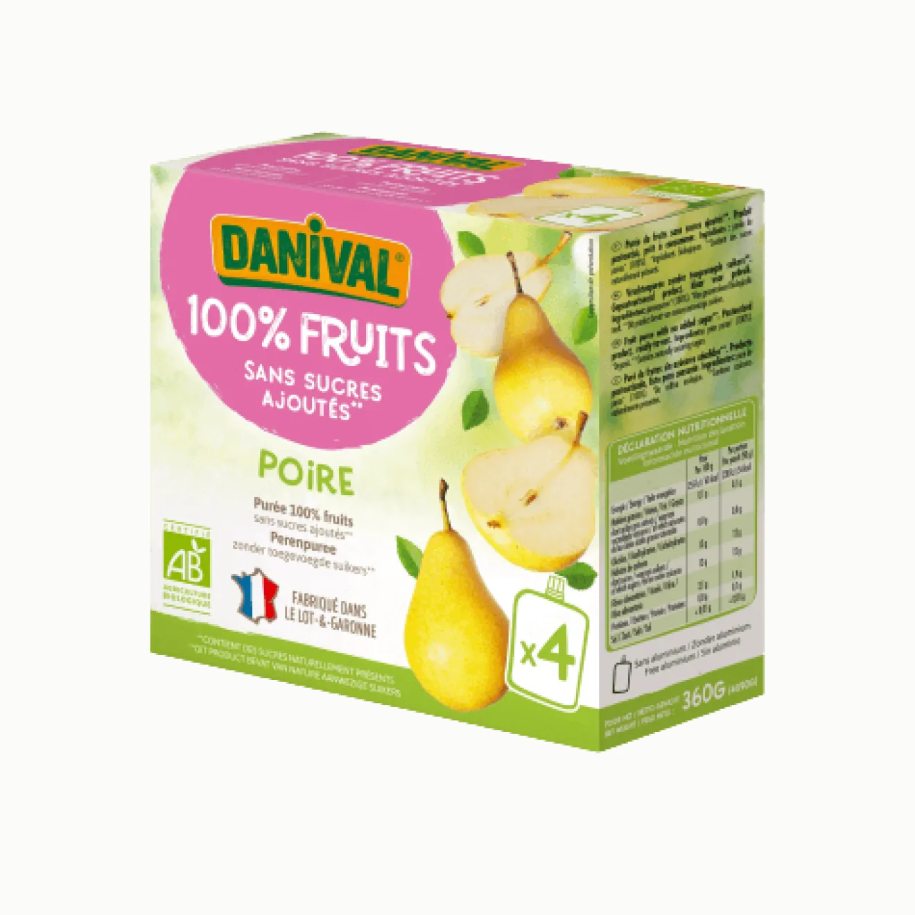 Poki Compote Poire Enfants Bio