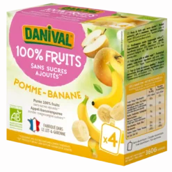 Poki Compote Pomme & Banane Enfants Bio