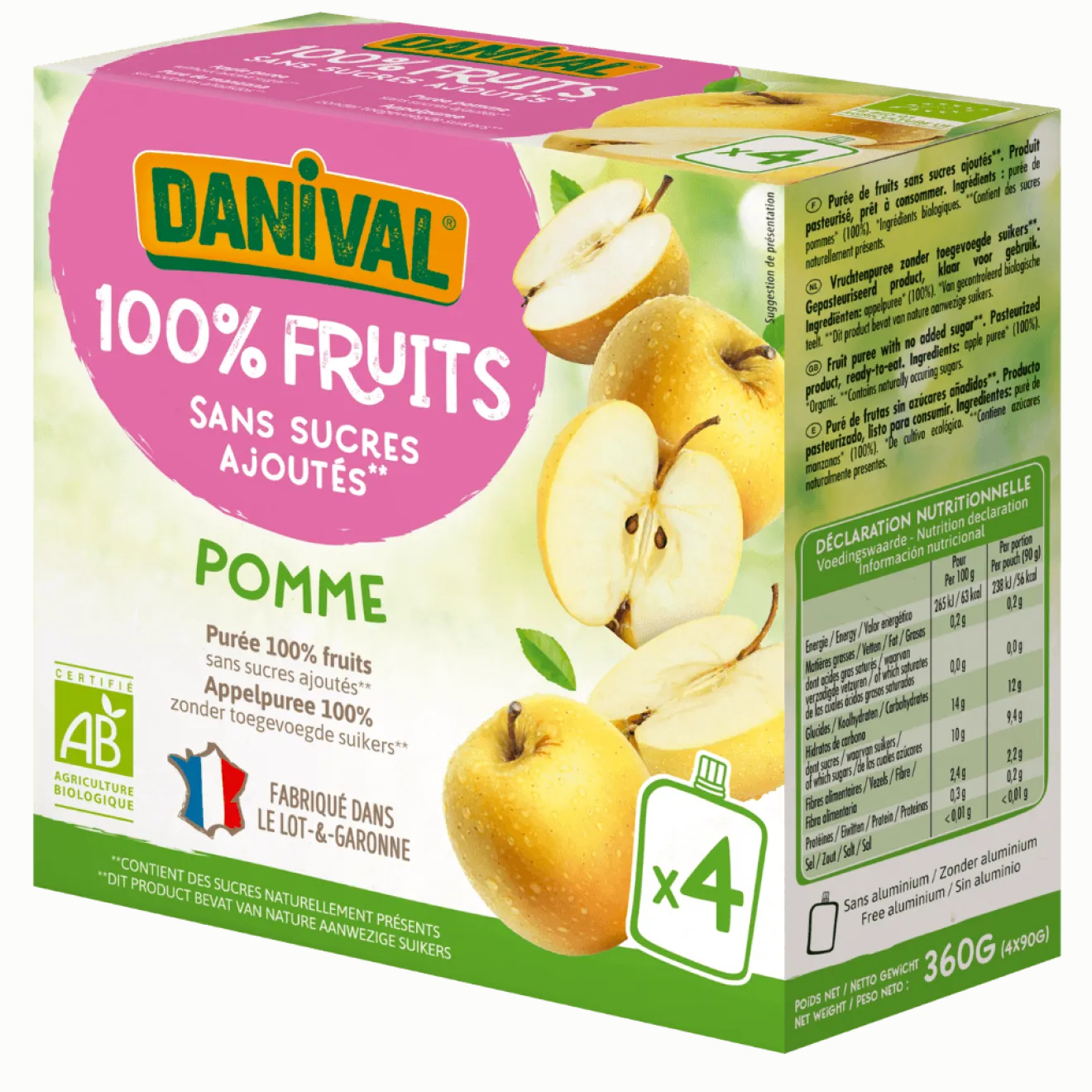 Poki Compote Pomme Enfants Bio