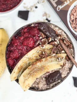 Porridge Banane Chocolat Sans Gluten Bio