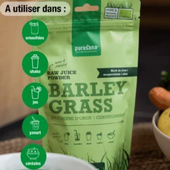 Poudre jus d'herbe d'orge Bio