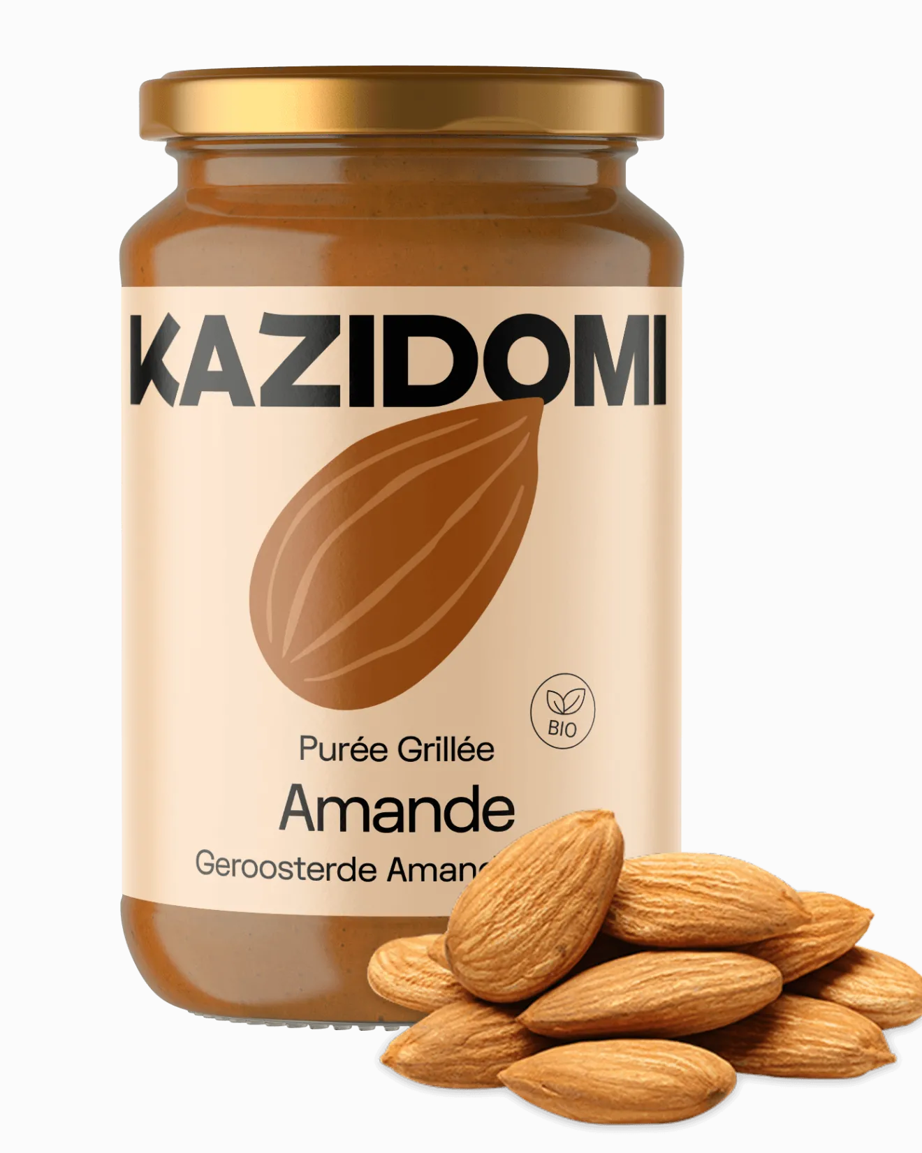 Purée d'Amandes Complètes Grillées Bio