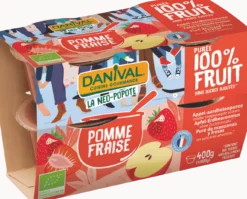 Purée Pomme Fraise Bio
