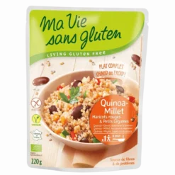 Quinoa Millet Haricots Rouges Légumes Bio