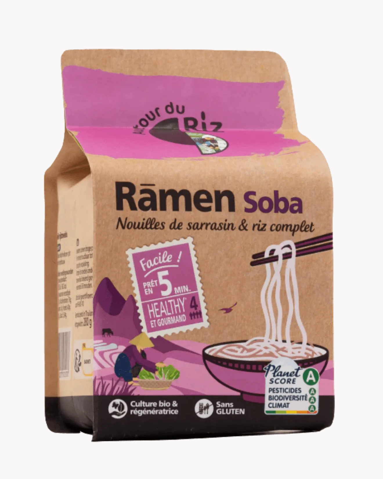 Ramen Soba Sarrasin & riz complet Bio