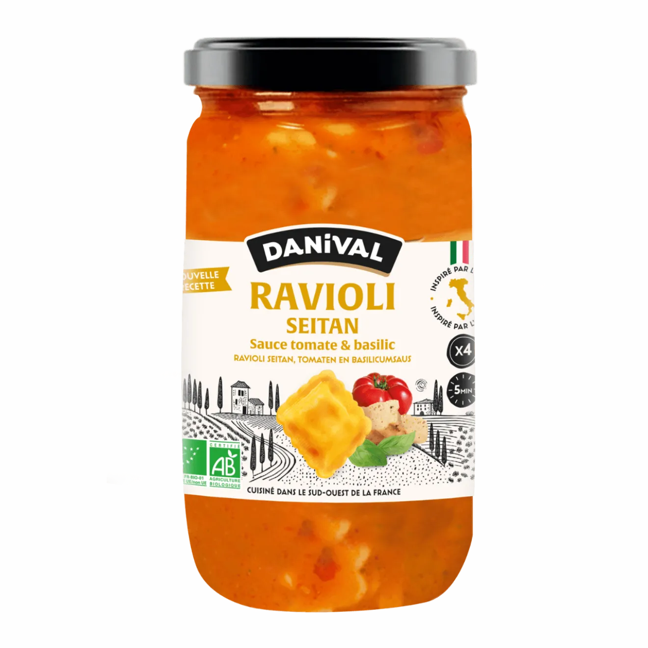 Ravioli au Seitan Bio