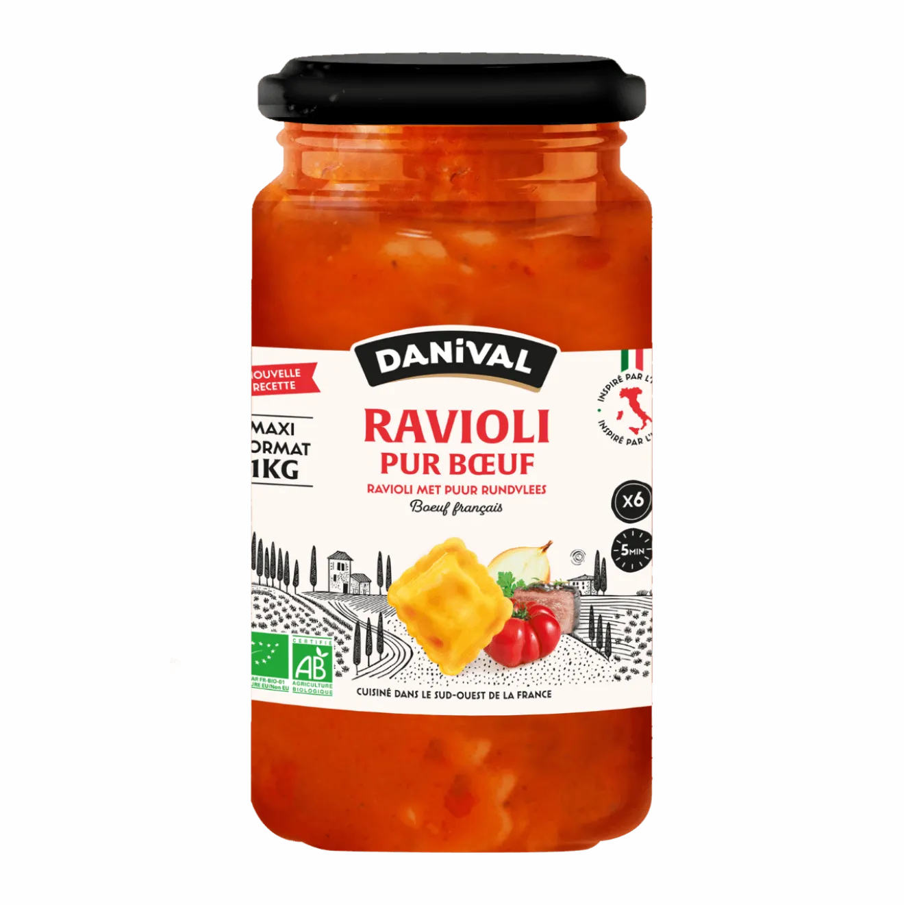 Ravioli Pur Bœuf Bio