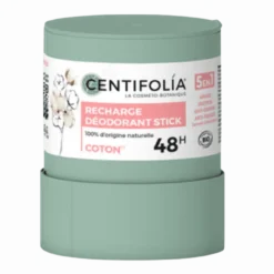 Recharge Déodorant Fleur de coton Stick rechargeable 48H Bio