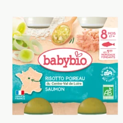 Risotto Poireau Saumon dès 8 mois Bio