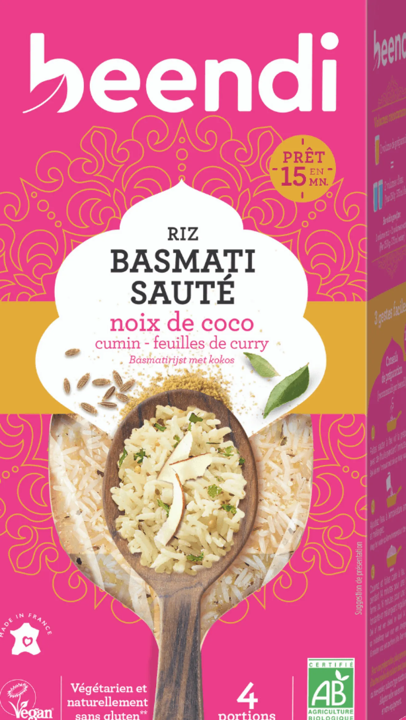 Riz Basmati À La Noix De Coco Bio