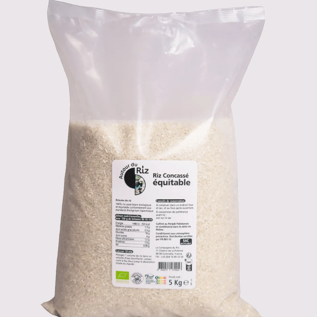 Riz Concassé Equitable Pendjab Bio