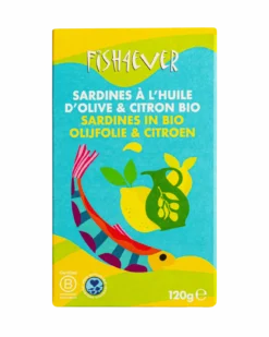Sardines Entière Huile Olive Citron
