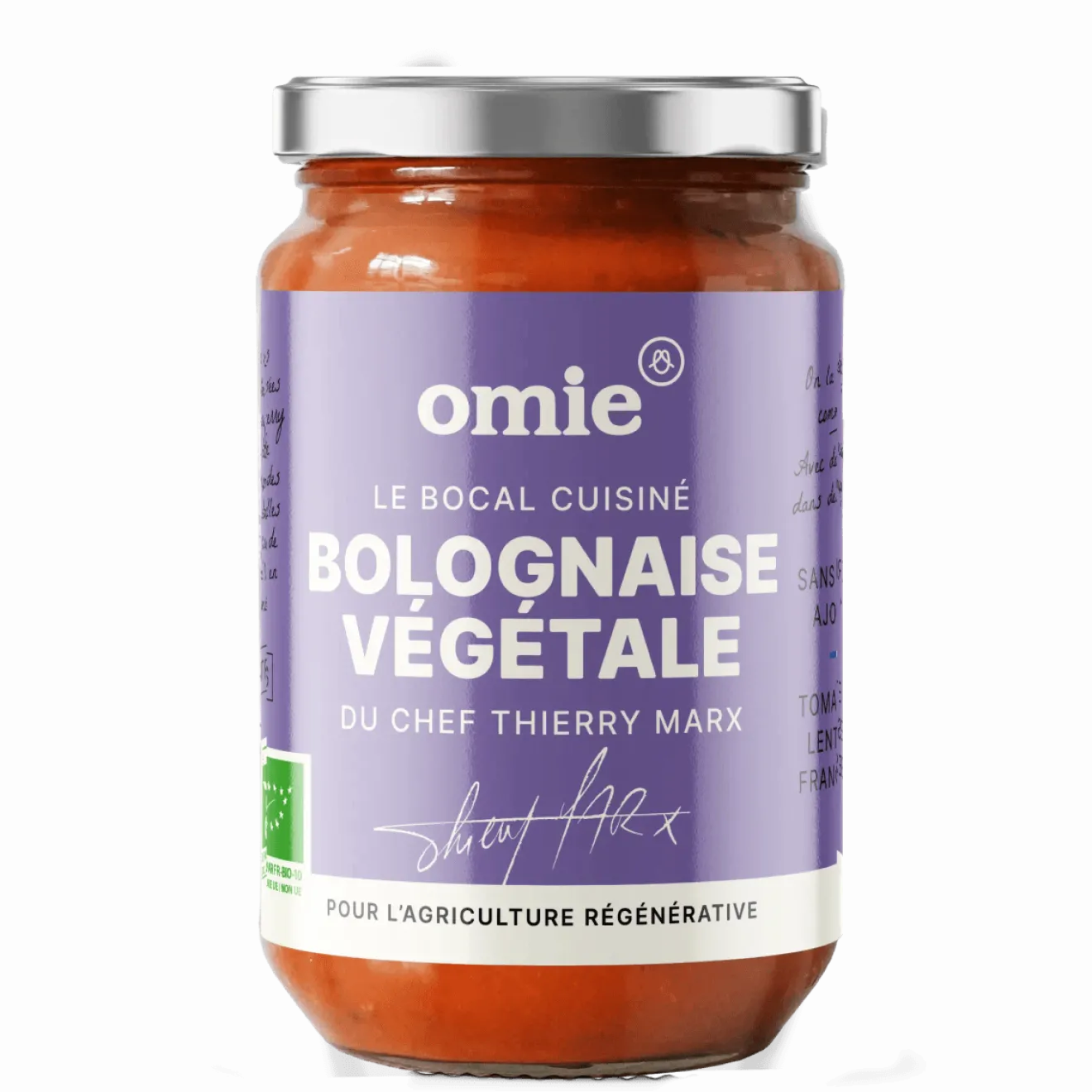 Sauce bolognaise végétale Bio
