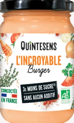 Sauce l'incroyable Burger Bio