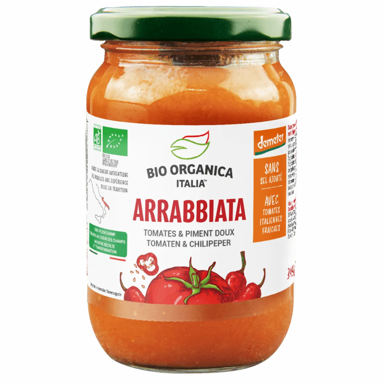 Sauce Tomate Arrabbiata Bio