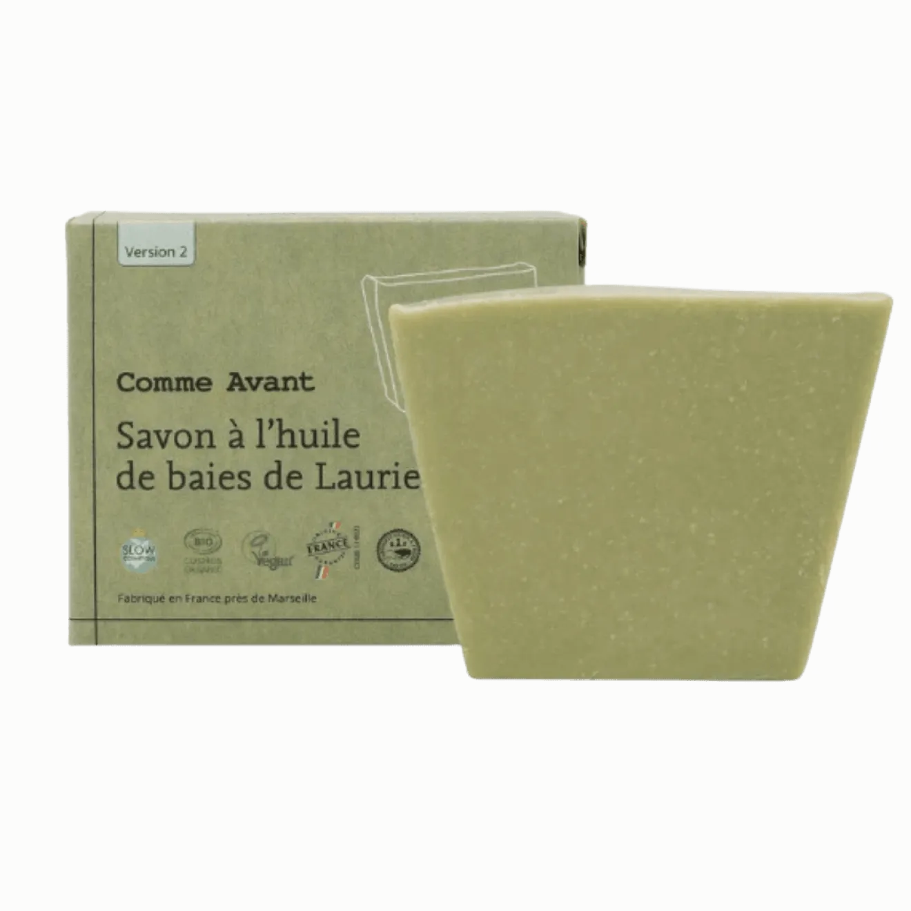 Savon Solide Huile Baies de Laurier Bio