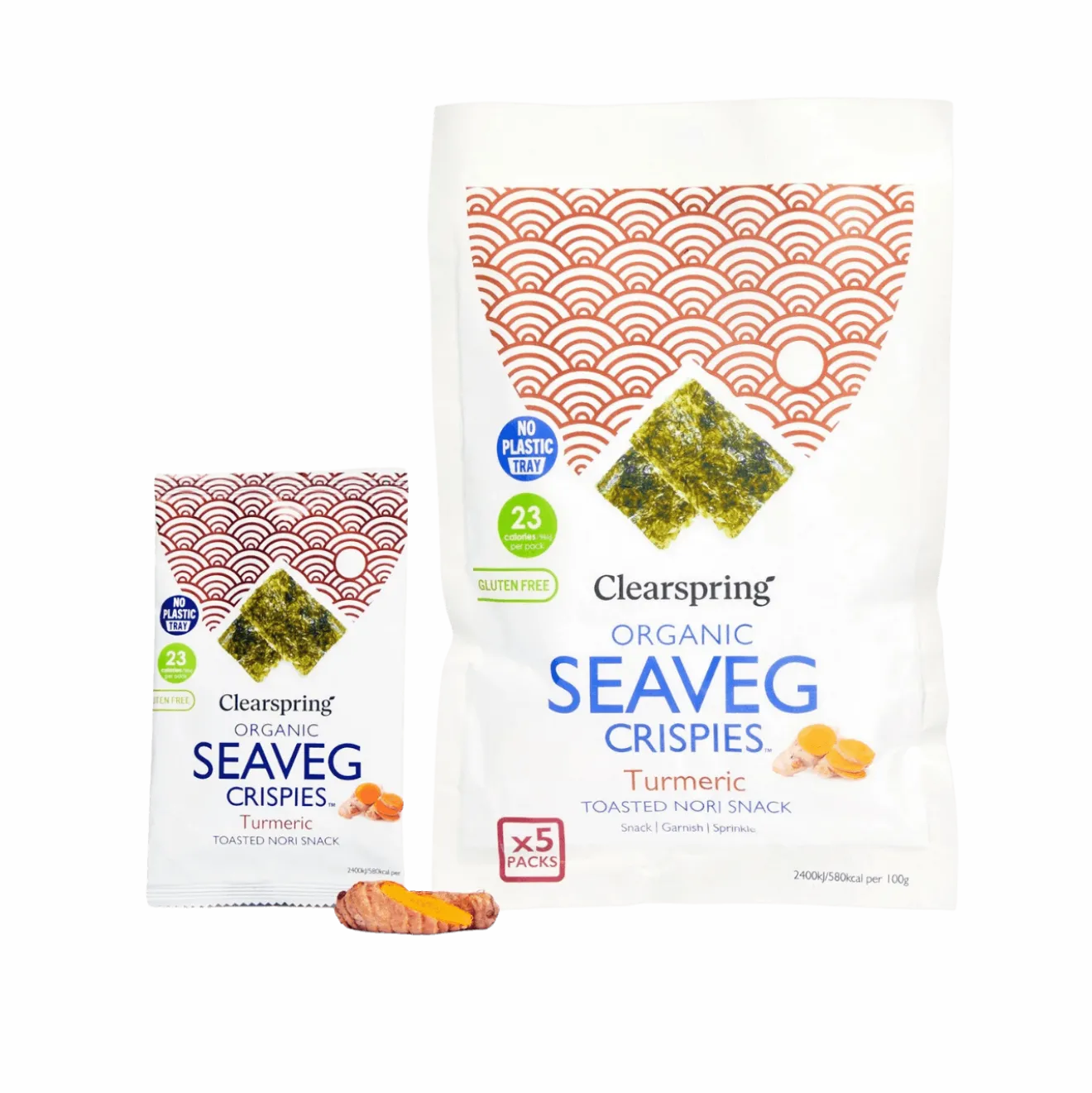 Seaveg Crispies Curcuma Multipack Bio