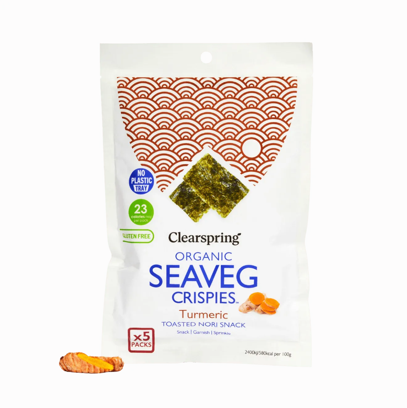 Seaveg Crispies Curcuma Multipack Bio