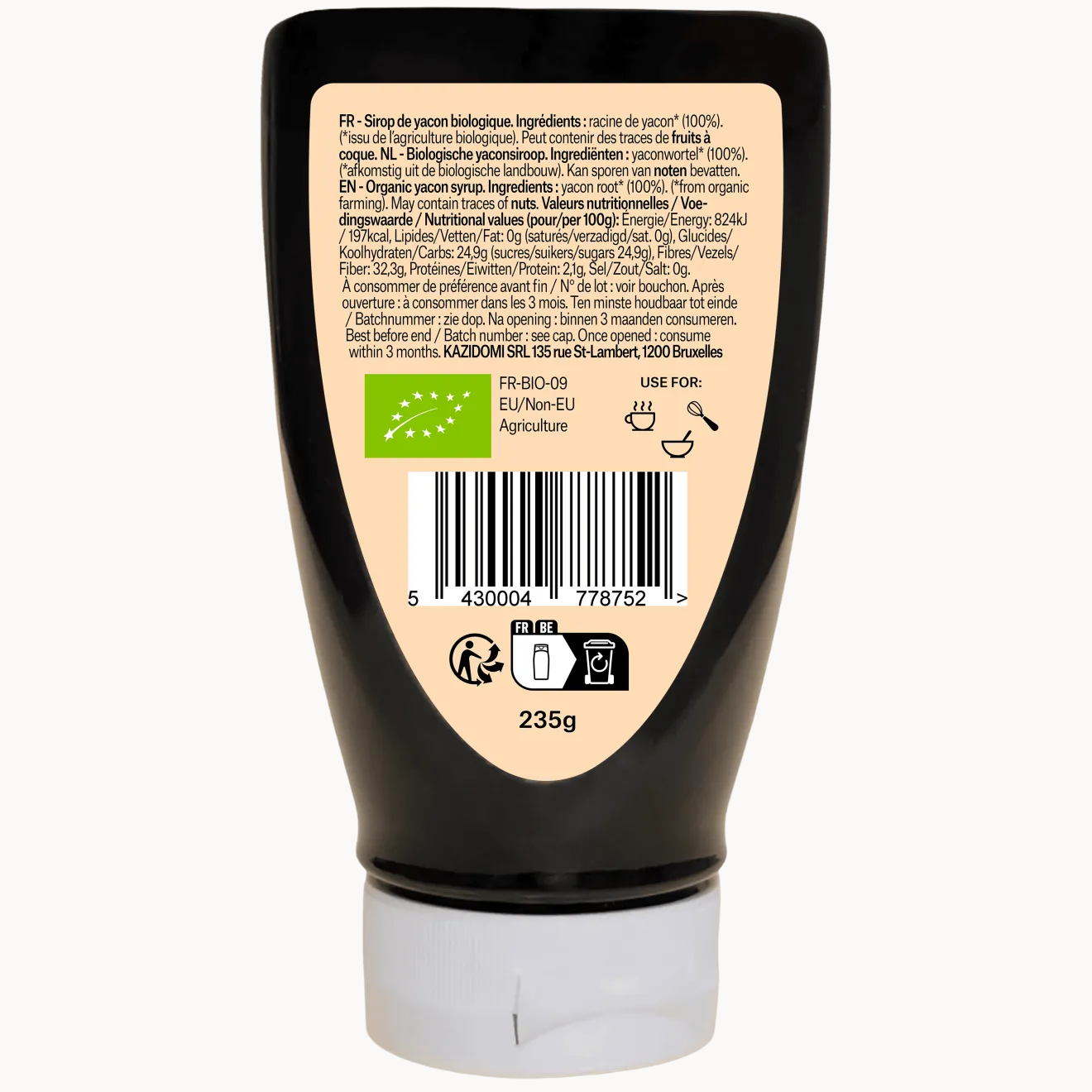 Sirop de Yacon Bio