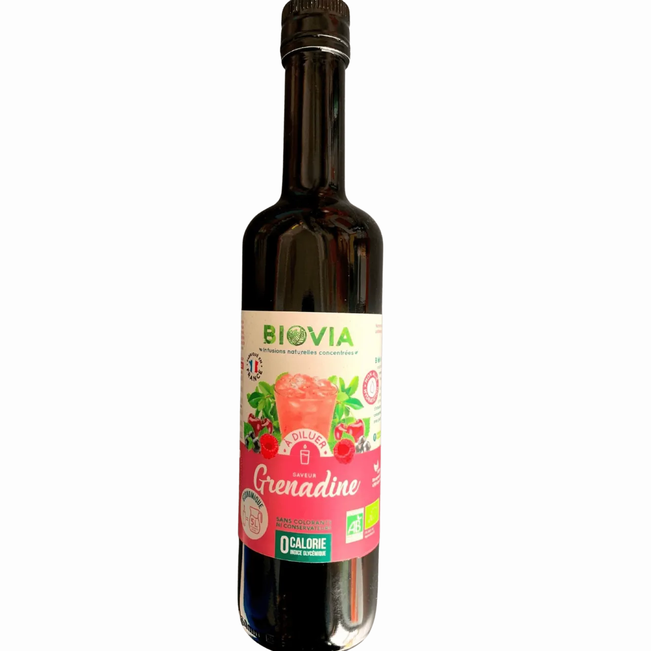 Sirop Grenadine Sans Sucre Bio