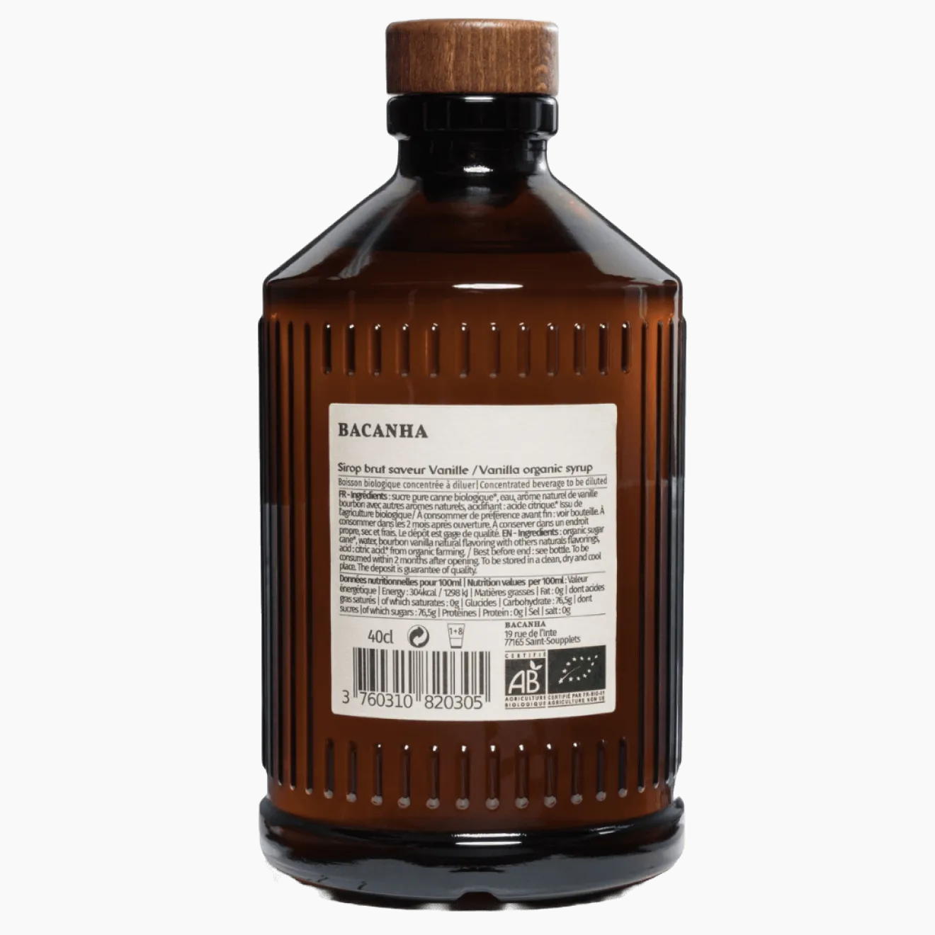 Sirop Vanille Brut Bio