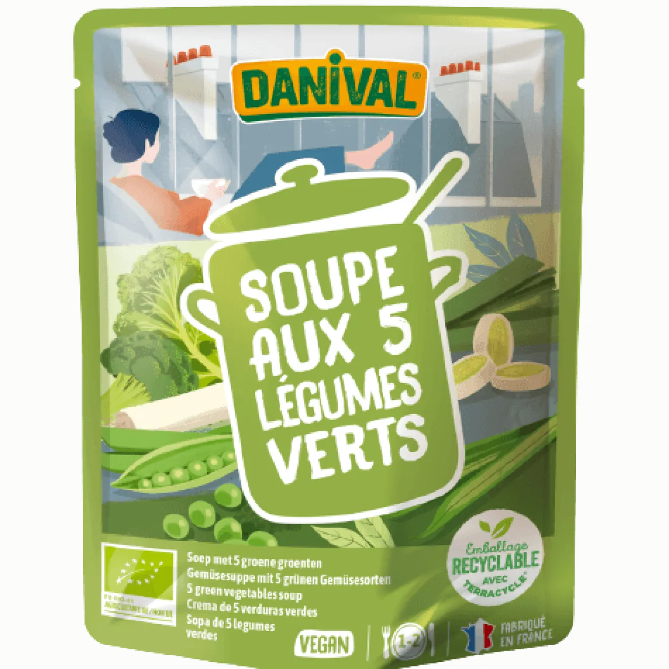 Soupe 5 Legumes Verts Bio