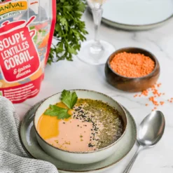 Soupe Lentilles Corail Bio