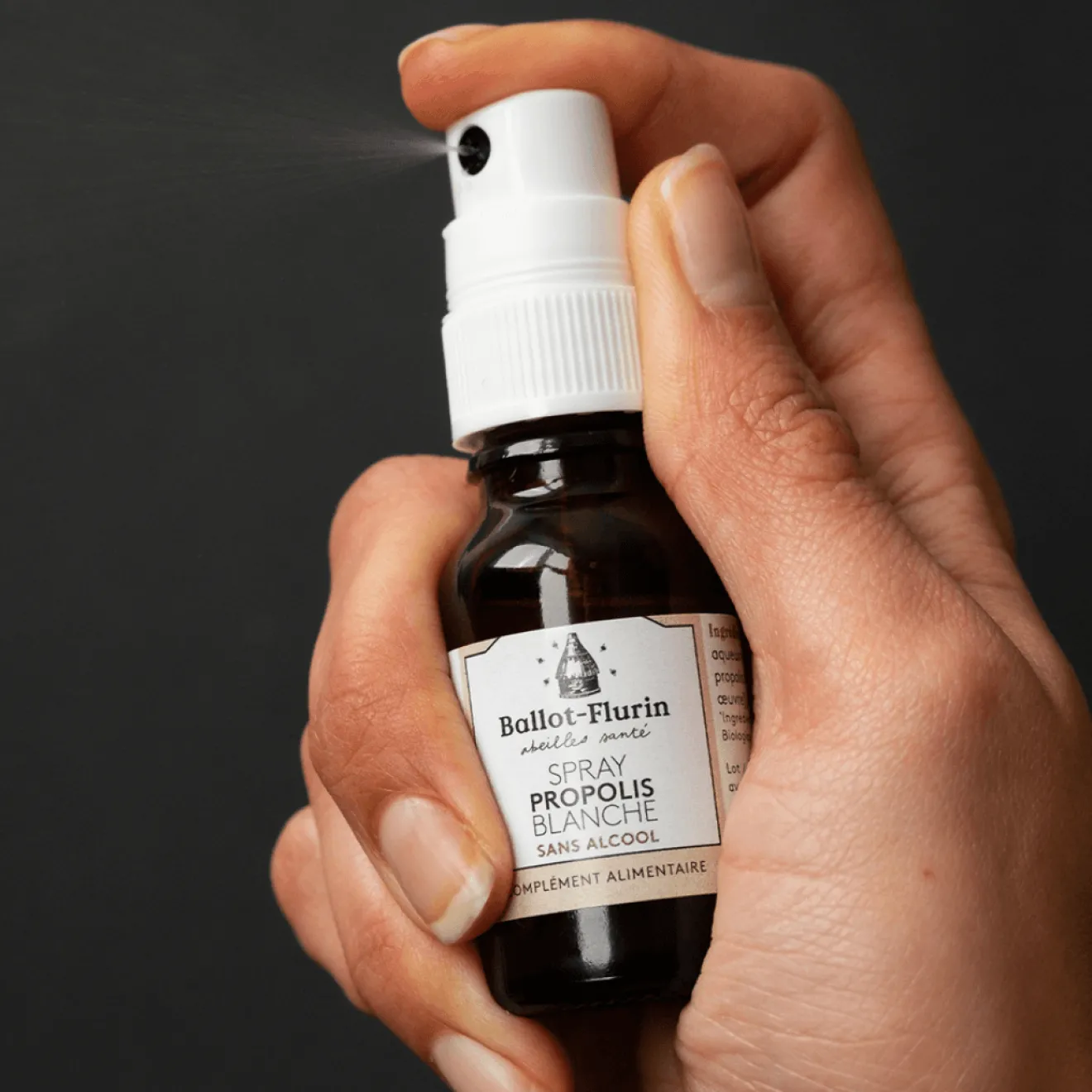 Spray Propolis Blanche Sans Alcool Bio