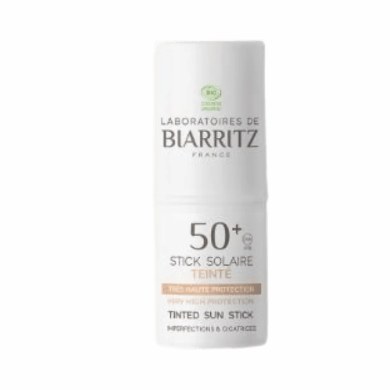 Stick solaire teinté SPF50+ Bio