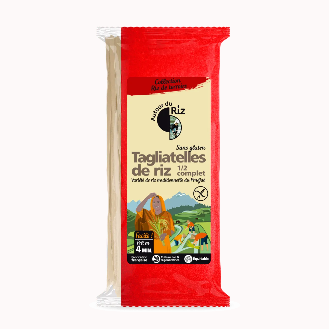 Tagliatelles Thaïes Riz Semi Complet Bio