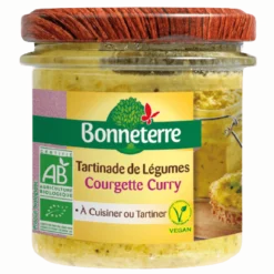 Tartinade Courgette Curry Bio
