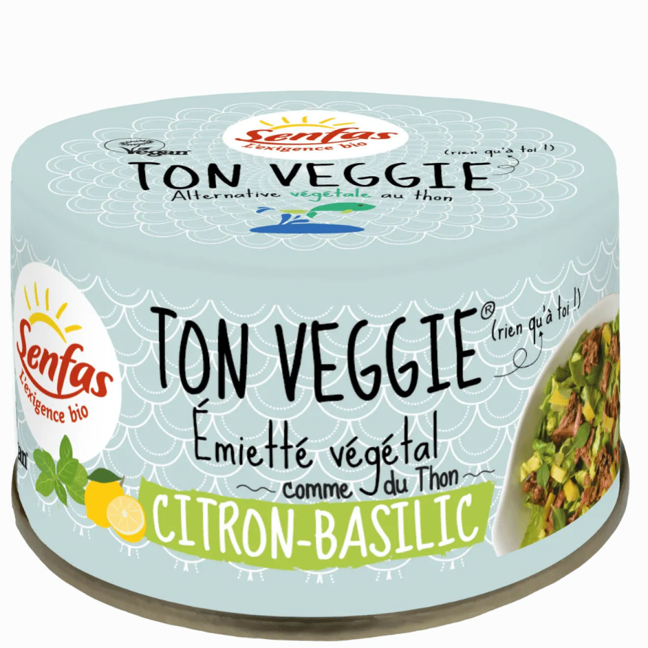 Thon Vegan Citron Basilic Bio
