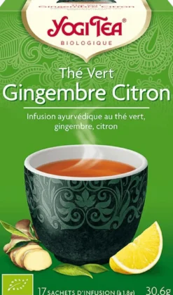 Thé vert Gingembre Citron Bio