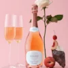Vin Pétillant Rosé Sans Alcool Bio