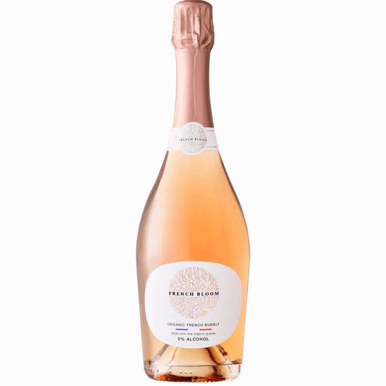 Vin Pétillant Rosé Sans Alcool Bio