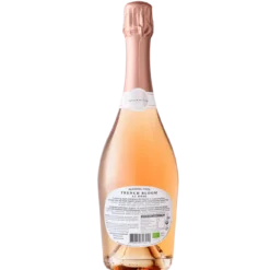 Vin Pétillant Rosé Sans Alcool Bio
