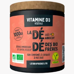 Vitamine D3 (1000 UI) Vegan goût abricot Bio