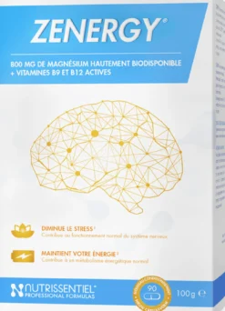 Zenergy - Magnesium biodisponible (800mg) - B9 - B12 actives